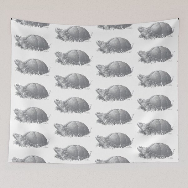 Item preview, Turtle - pencil drawing of a turtle in the grass designed and sold by Rick Paller.