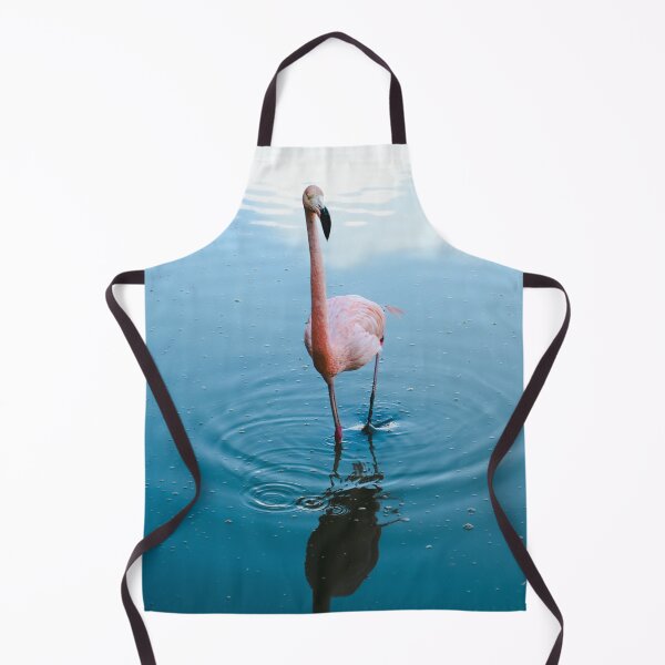 Item preview, Lonely Pink Flamingo Walking In Shallow Water designed and sold by Kate-P-.