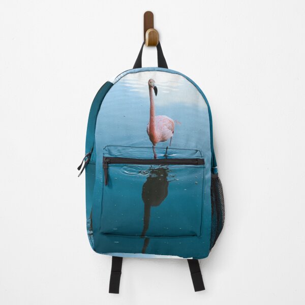 Item preview, Lonely Pink Flamingo Walking In Shallow Water designed and sold by Kate-P-.