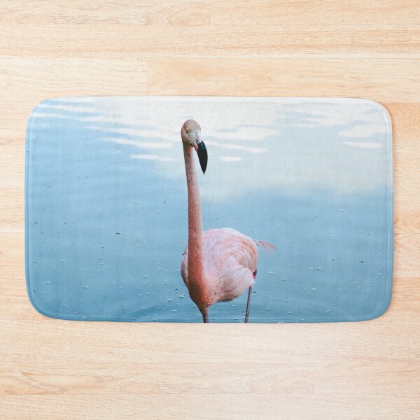 Item preview, Lonely Pink Flamingo Walking In Shallow Water designed and sold by Kate-P-.