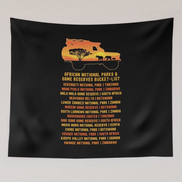 Item preview, African Safari Vehicle 4x4 | Vintage Sunset | Elephant Family | Acacia Tree designed and sold by d247.