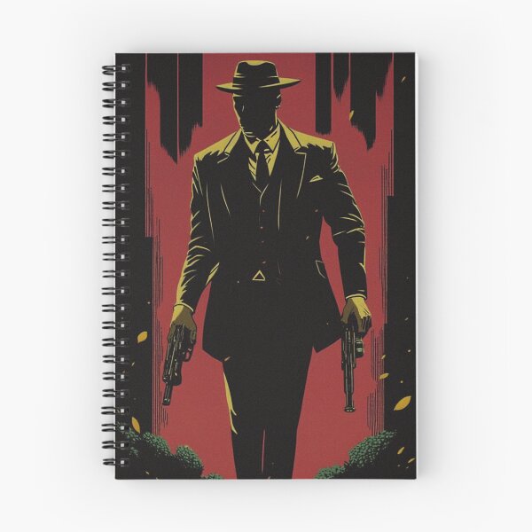 Item preview, Noir Gangster with gun designed and sold by RESToRAPTOR.