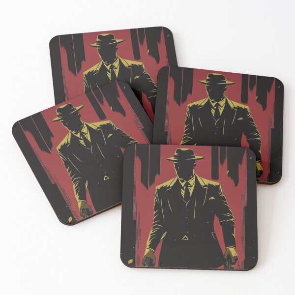 Item preview, Noir Gangster with gun designed and sold by RESToRAPTOR.