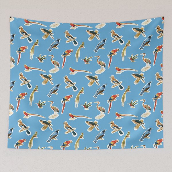 Item preview, Vintage Bird Pattern designed and sold by LeftNWrite.