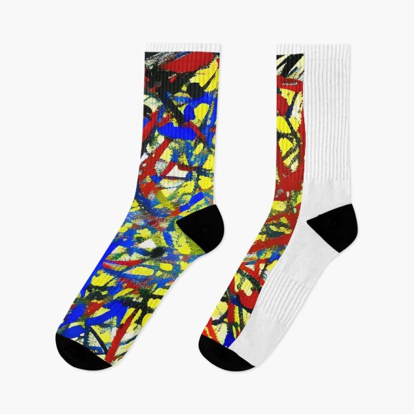 Item preview, Jackson Pollock Style Colorful Print designed and sold by TastySpace.