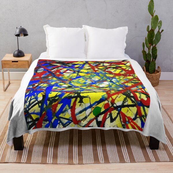 Item preview, Jackson Pollock Style Colorful Print designed and sold by TastySpace.