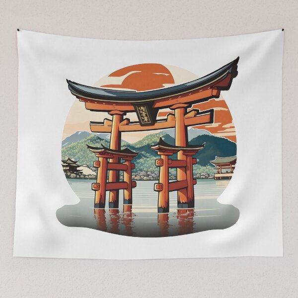 Item preview, Itsukushima Shrine designed and sold by OnikDes.