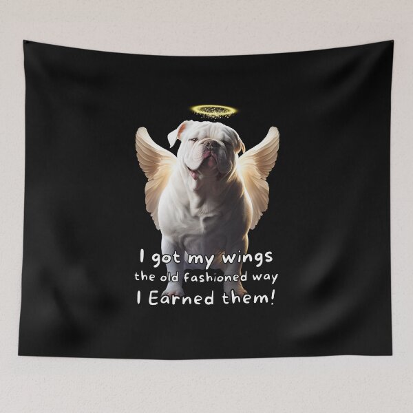 Item preview, Angel dogs - Bulldog designed and sold by SteampunkMoai.
