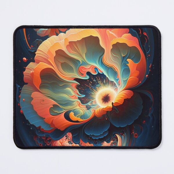 Item preview, Colorful Abstract Flower Art designed and sold by elnixart.