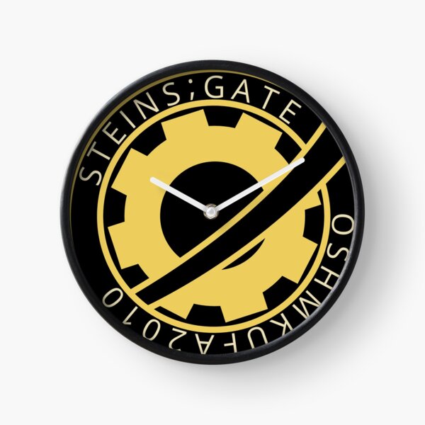 Steins Gate 1 Divergence Ratio Clock For Sale By Itsmedio Redbubble