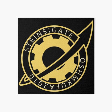 Steins Gate 1 Divergence Ratio Art Board Print For Sale By Itsmedio Redbubble