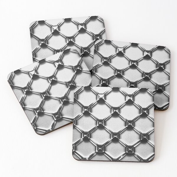 Item preview, Pattern - Silver Grid designed and sold by Stacey Hallock.