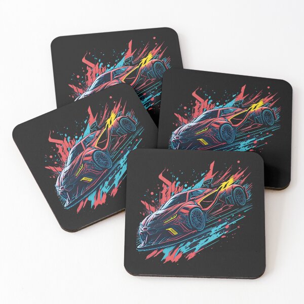 Item preview,  "Thrill of the Race" Vibrant Colors  designed and sold by Chromatic-Art.