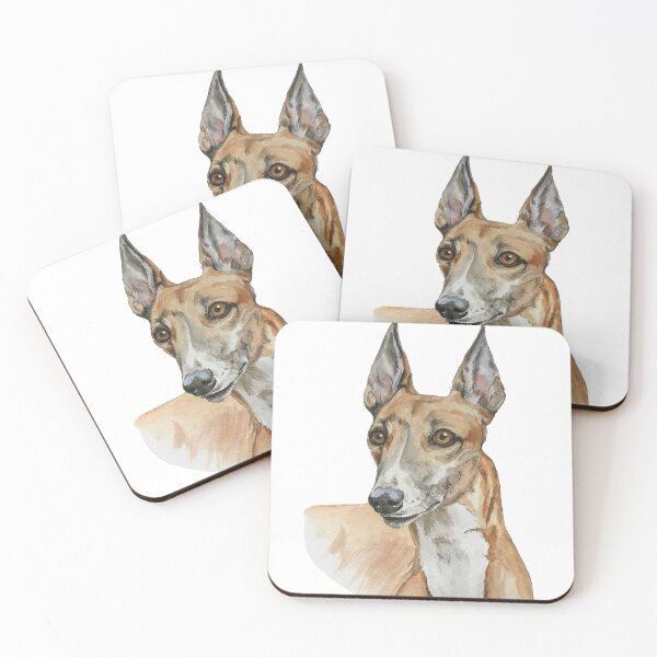 Artikelvorschau, Windhund-Illustration entworfen und verkauft von Anne Park.