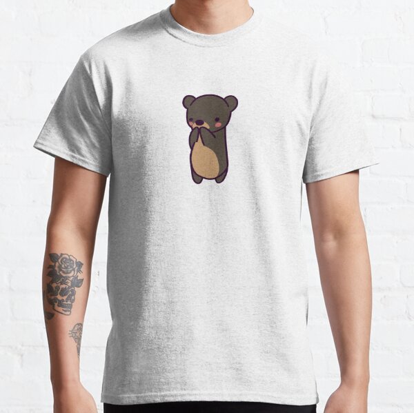 Cute Bear Face Black Shirt