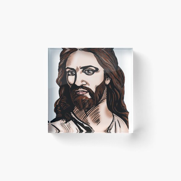 Item preview, Graphical  color portrait of Jesus  designed and sold by GraphicDesignVa.