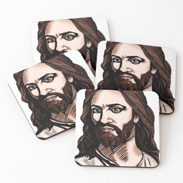 Item preview, Graphical  color portrait of Jesus  designed and sold by GraphicDesignVa.