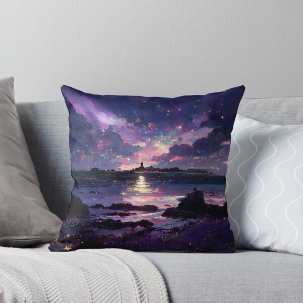 Artikelvorschau, Lila Twilight Shores entworfen und verkauft von DigitalRevvi.