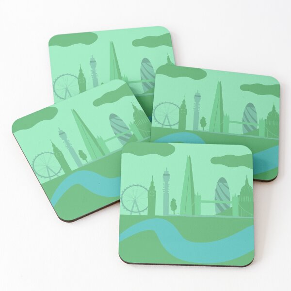Item preview, London Skyline Coaster designed and sold by Christopher Loader.