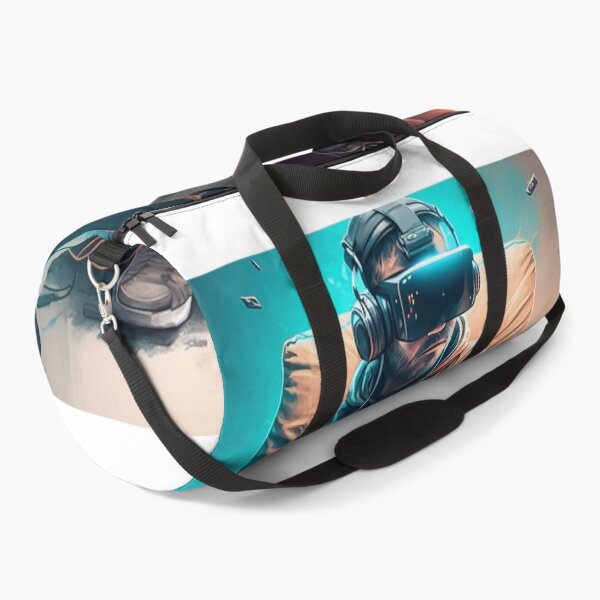 Item preview, Man wearing virtual reality headset designed and sold by DreamscapesAI.