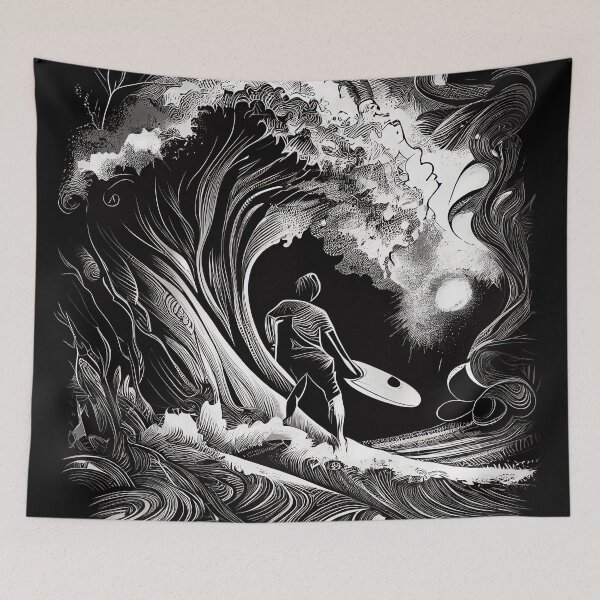 Item preview, Midnight Surfer night waverider designed and sold by Rob Wilson.