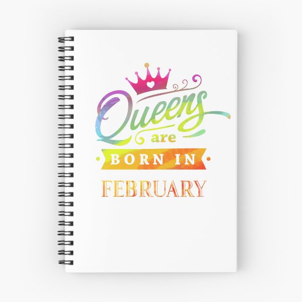 Item preview, Queens are born in February - Birthday gift designed and sold by STYLESYNDIKAT.