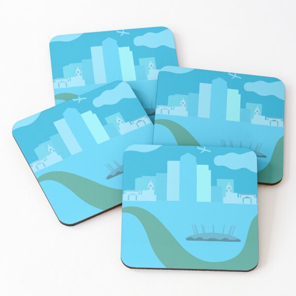 Item preview, East London Skyline Coaster designed and sold by Christopher Loader.