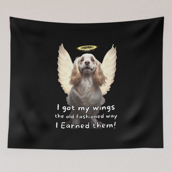 Item preview, Angel dogs - Cocker Spaniel designed and sold by SteampunkMoai.