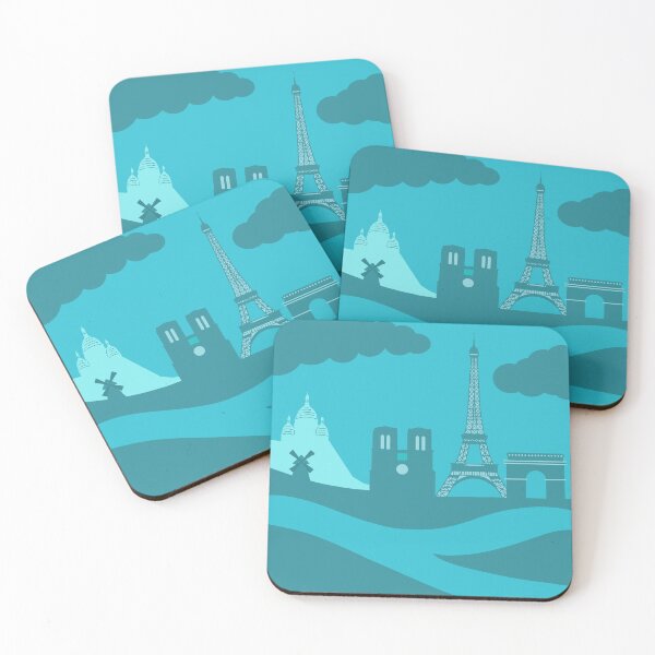 Item preview, Paris Skyline Coaster designed and sold by Christopher Loader.
