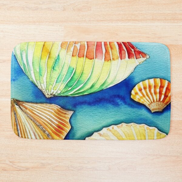 Item preview, Seashells in Watercolor designed and sold by SquishStitches.