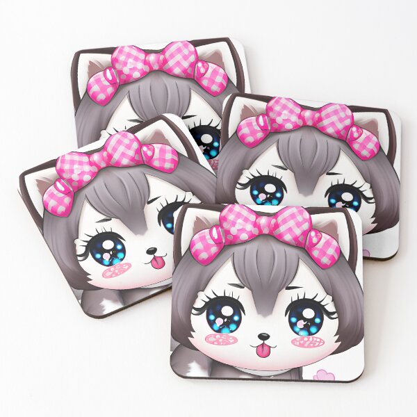 Item preview, Un lindo cachorro husky con un lazo rosa, un bebé husky, un cachorro husky, un lindo husky, una mamá husky designed and sold by Doggymadness.