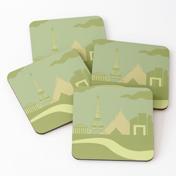 Item preview, Paris Skyline Coaster designed and sold by Christopher Loader.