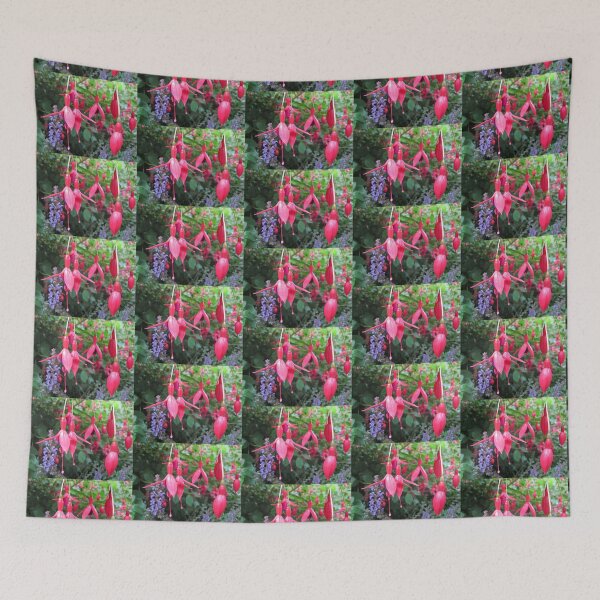 Item preview, Vibrant Pink and Purple Fuchsia Bells designed and sold by BlueMoonRose.