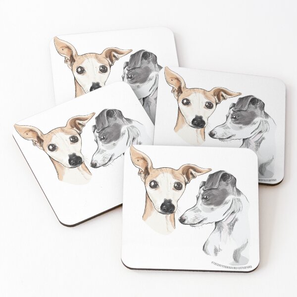 Item preview, Italian Greyhounds - Sorbi & Tegan designed and sold by KarynJEDesign.