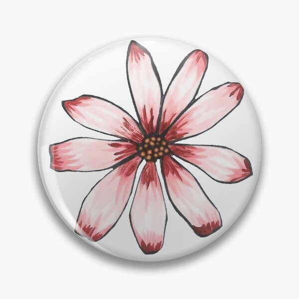 Item preview, Flower Study in Pinks - African Daisy designed and sold by rossartstudio.