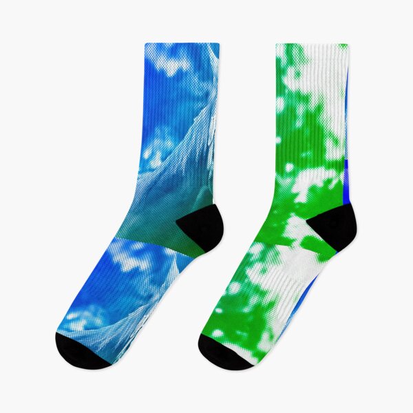 Item preview, Thoroughbred horse portrait - green and blue halftone pattern designed and sold by NickoPrints.