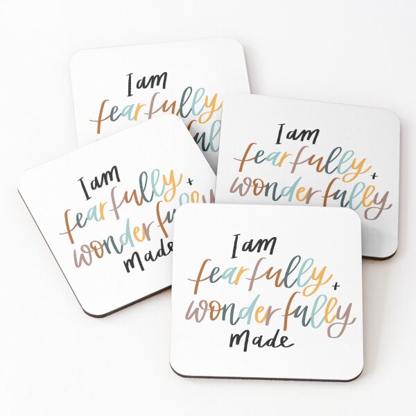 Item preview, I am fearfully and wonderfully made | Bible Verse | Christian designed and sold by seaniemendoza.