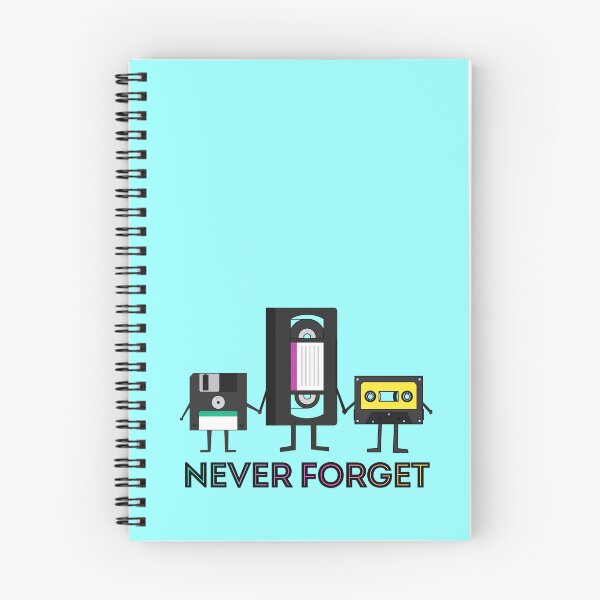 Item preview, Never Forget VHS Floppy Disk Tape Deck 1980s 80s Retro Nostalgia Millenial Throwback designed and sold by TocaLuna.