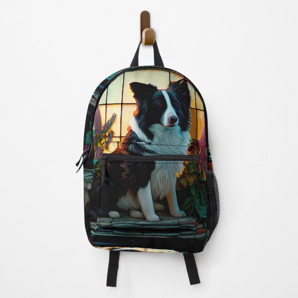 Item preview, Border Collie dog in stained glass designed and sold by Viinde.