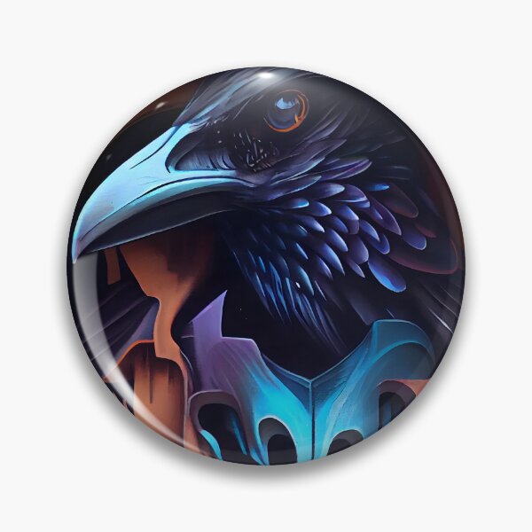 Item preview, Anamorphic Graffiti Mural of a Raven designed and sold by digitalbrosse.