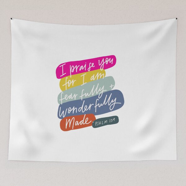 Item preview, Bible Verse | Psalm 139 | I praise you for I am fearfully and wonderfully made designed and sold by seaniemendoza.