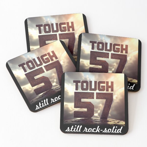 Item preview, 57 and Still Rocking: Tough and Still Rock-Solid designed and sold by ArtCreator2023.