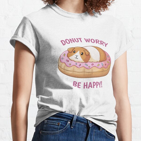 Guinea Pig In A Donut Plushie Classic T-Shirt