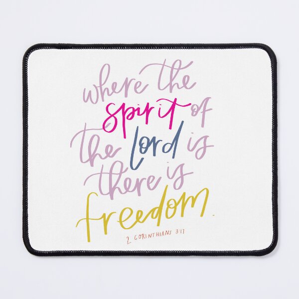 Item preview, Bible Verse | 2 Corinthians 3:17 | Where the Spirit of the Lord is there is freedom. | Christian designed and sold by seaniemendoza.