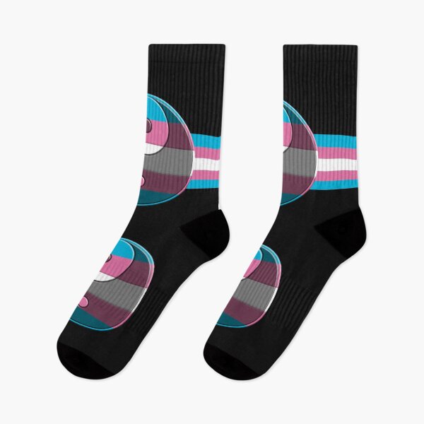 Item preview, Transgender Pride Flag Yin Yang designed and sold by TheirChoice.