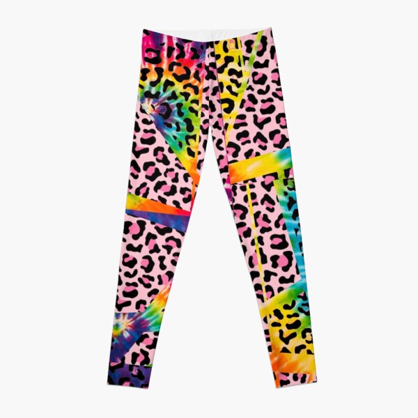 Wild Thing Rainbow Gradient Leopard Print Leggings  Leopard print leggings,  Rainbow leopard print, Printed leggings