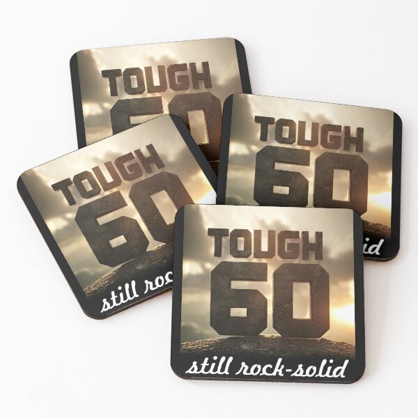Item preview, 60 and Still Young at Heart: Tough and Still Rock-Solid designed and sold by ArtCreator2023.