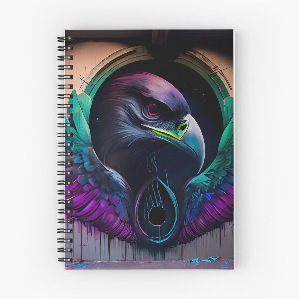 Item preview, Anamorphic Graffiti Mural of a Raven 2 designed and sold by digitalbrosse.