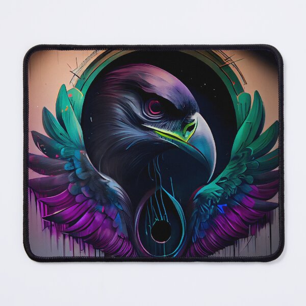 Item preview, Anamorphic Graffiti Mural of a Raven 2 designed and sold by digitalbrosse.