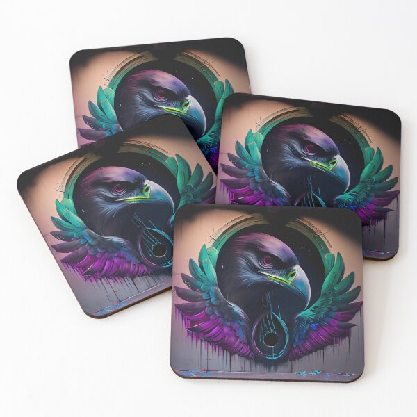 Item preview, Anamorphic Graffiti Mural of a Raven 2 designed and sold by digitalbrosse.